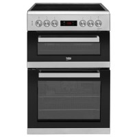 Beko 60cm Electric Cooker - Silver