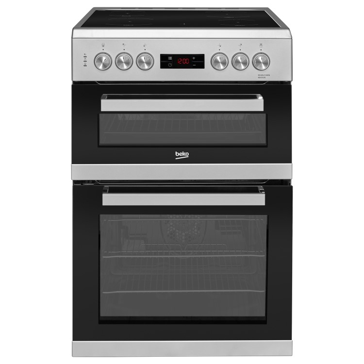 Beko 60cm Electric Cooker - Silver