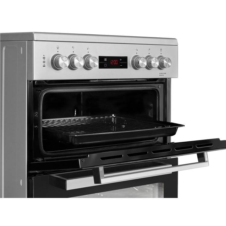 Beko 60cm Electric Cooker - Silver