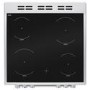 Beko 60cm Electric Cooker - Silver