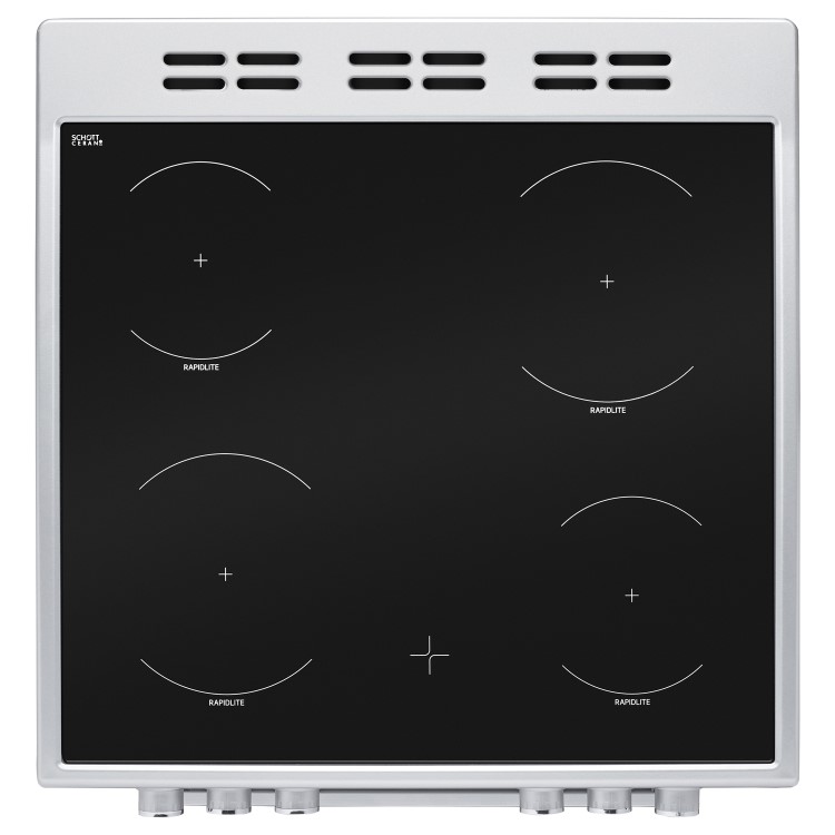 Beko 60cm Electric Cooker - Silver