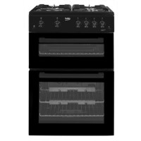 Beko 60cm Gas Cooker - Black