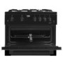 Beko 60cm Gas Cooker - Black