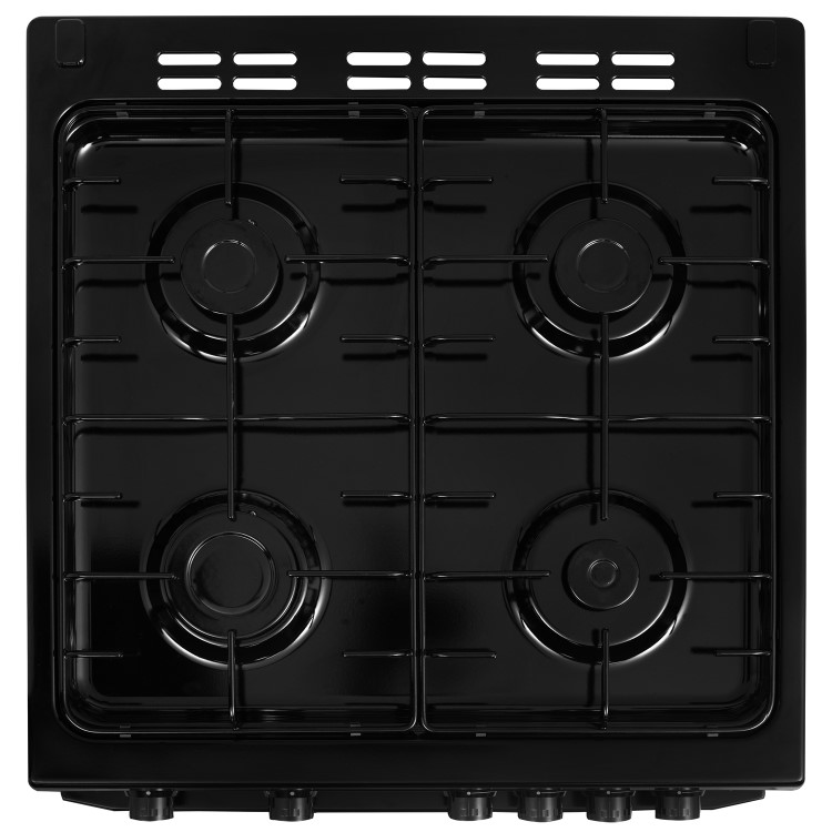 Beko 60cm Gas Cooker - Black