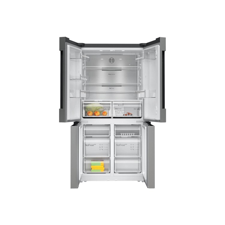 Refurbished Bosch Serie 6 KFN96APEAG Freestanding 605 Litre Fridge Freezer EasyClean Stainless Steel