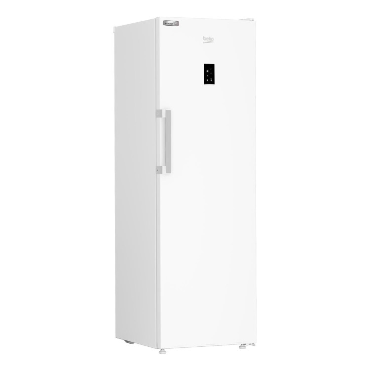 Refurbished Beko LNP4686LVW Freestanding 365 Litre Tall Larder Fridge White