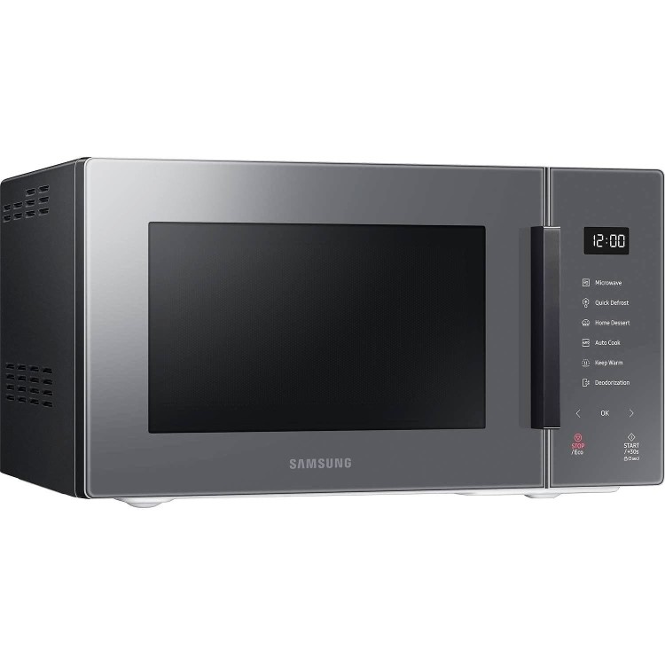 Refurbished Samsung MS23T5018AC 23L 800W Solo Microwave Charcoal