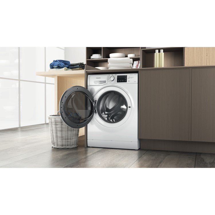 Refurbished Hotpoint NDB11724WUK Freestanding 11/7KG 1600 Spin Washer Dryer White