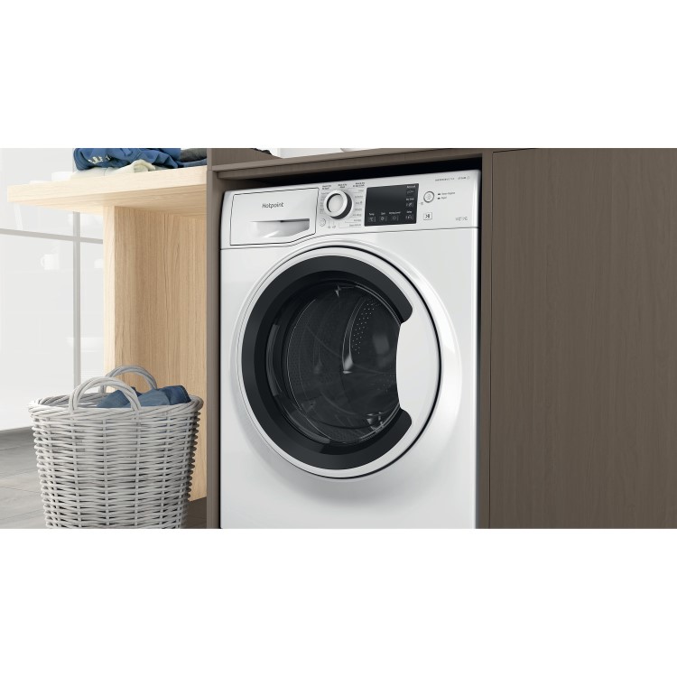 Refurbished Hotpoint NDB11724WUK Freestanding 11/7KG 1600 Spin Washer Dryer White