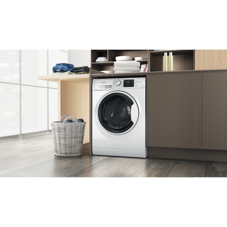 Refurbished Hotpoint NDB11724WUK Freestanding 11/7KG 1600 Spin Washer Dryer White