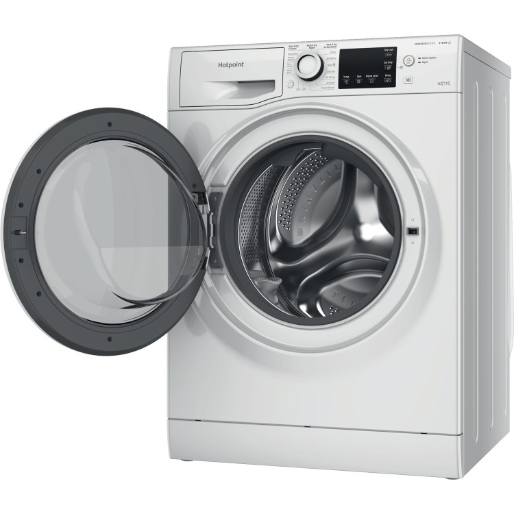 Refurbished Hotpoint NDB11724WUK Freestanding 11/7KG 1600 Spin Washer Dryer White