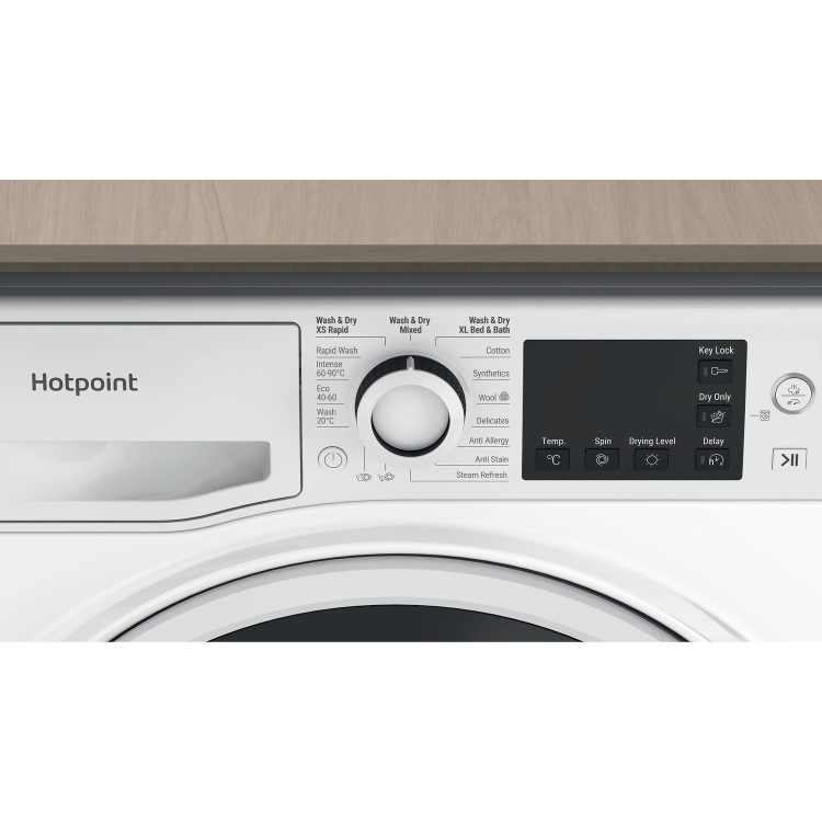 Refurbished Hotpoint NDB11724WUK Freestanding 11/7KG 1600 Spin Washer Dryer White