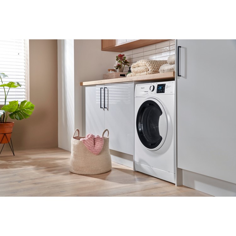 Refurbished Hotpoint NDB11724WUK Freestanding 11/7KG 1600 Spin Washer Dryer White