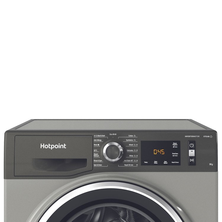 Hotpoint ActiveCare 9kg 1400rpm Washing Machine - Graphite