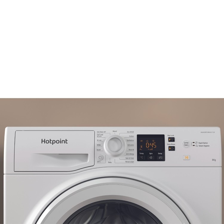 Hotpoint AntiStain 8kg 1400rpm Washing Machine - White