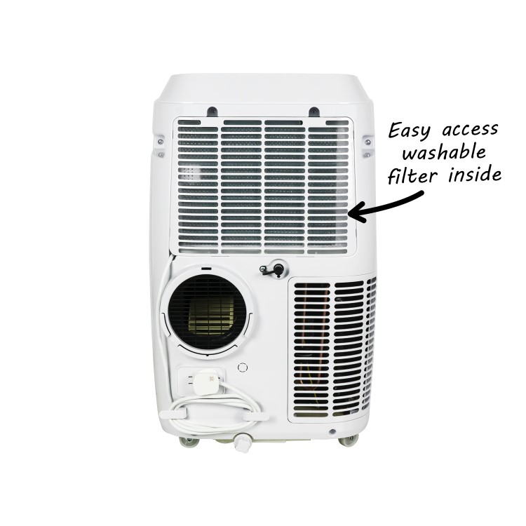 Refurbished electriQ 12000 BTU Portable Air Conditioner for rooms up to 30 sqm