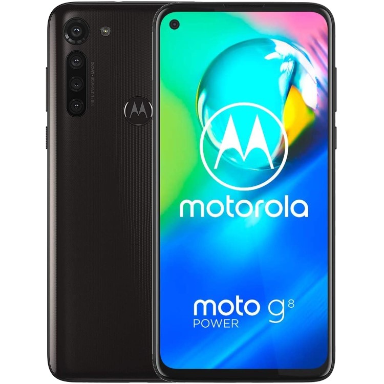 Refurbished Motorola Moto G8 Power Smoke Black 6.4" 64GB 4G Dual SIM Unlocked & SIM Free Smartphone