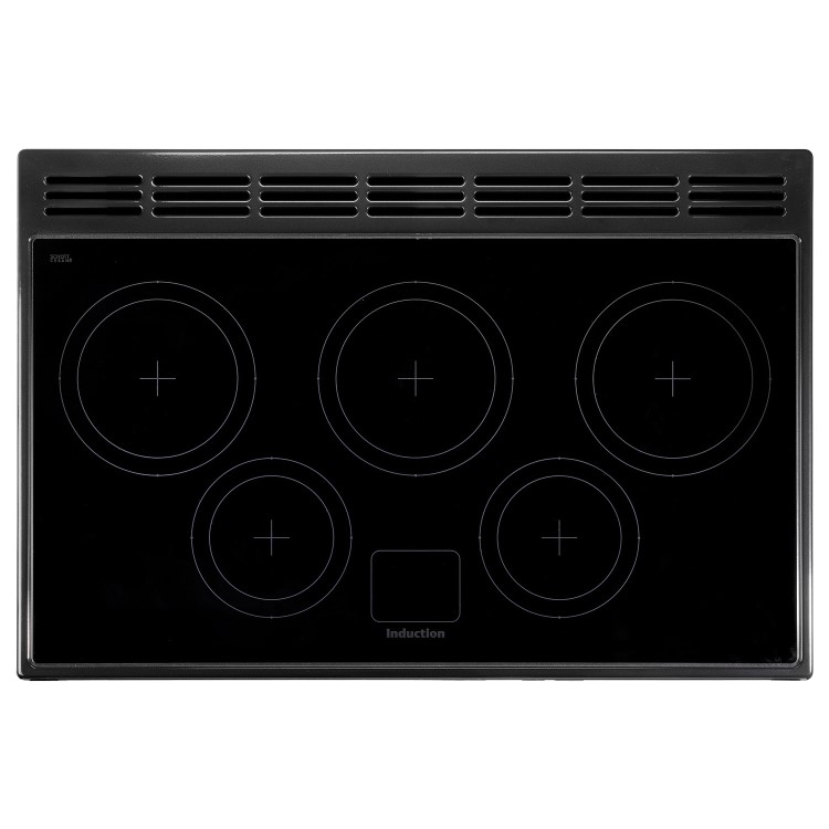 Rangemaster Professional Plus 90cm Electric Induction Range Cooker - Stainless Steel