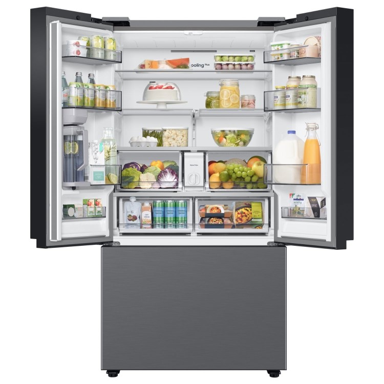 Samsung Bespoke 674 Litre French Style American Fridge Freezer - Silver