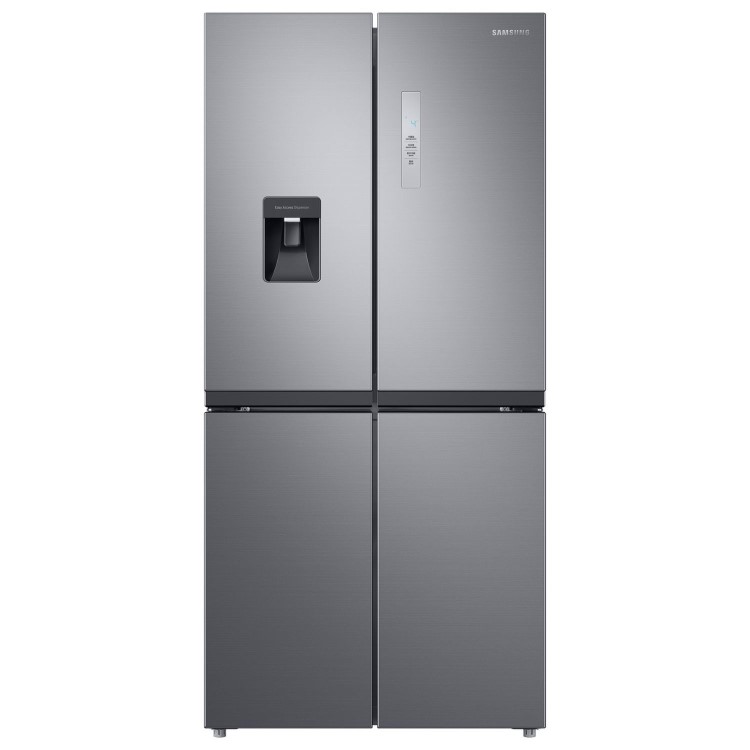 Refurbished Samsung RF48A401EM9 Freestanding 488 Litre Frost Free American Fridge Freezer with Twin Cooling Plus Silver