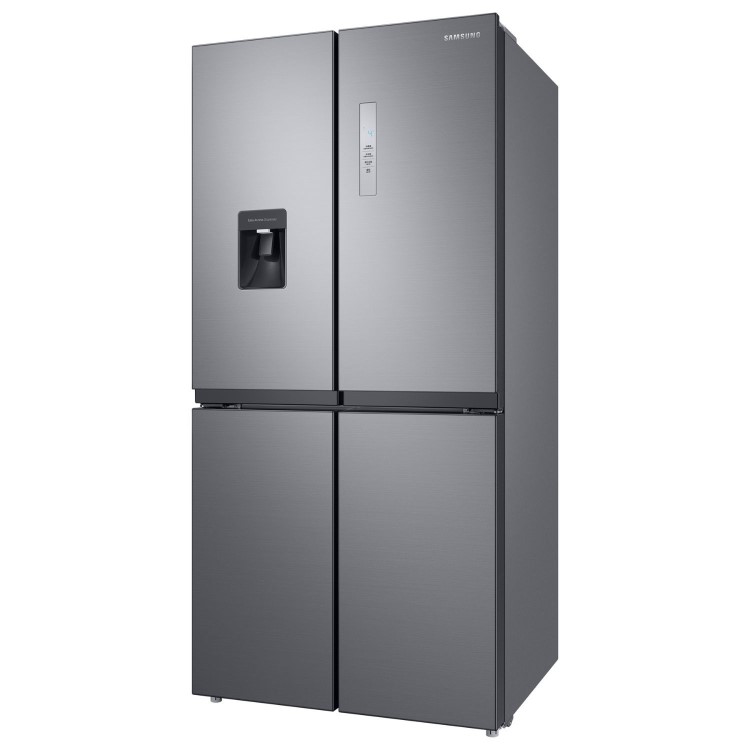 Refurbished Samsung RF48A401EM9 Freestanding 488 Litre Frost Free American Fridge Freezer with Twin Cooling Plus Silver