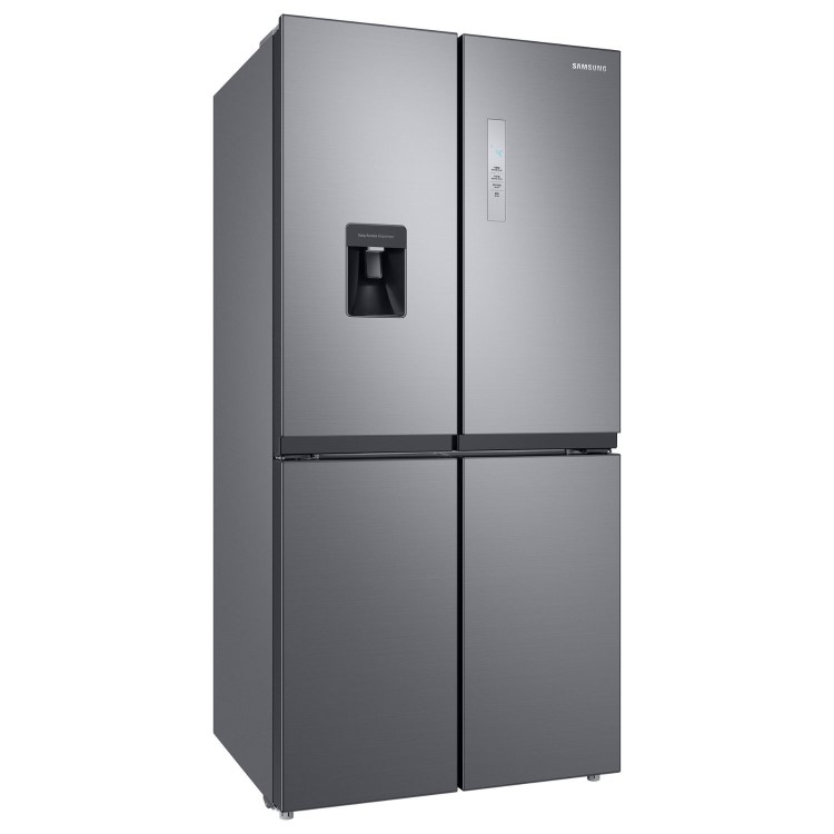 Refurbished Samsung RF48A401EM9 Freestanding 488 Litre Frost Free American Fridge Freezer with Twin Cooling Plus Silver