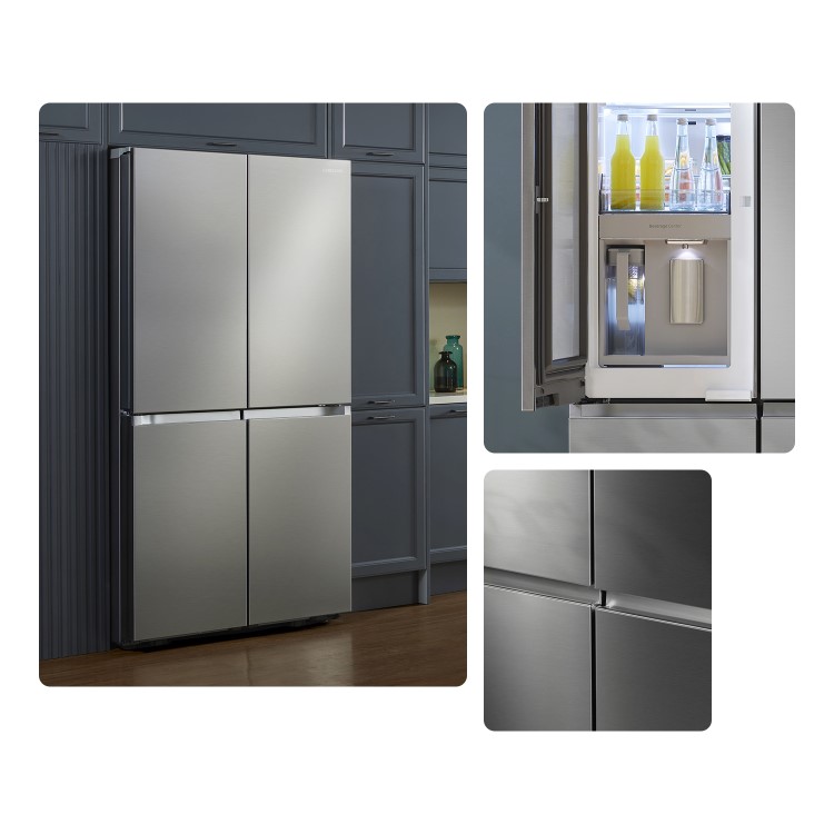 Refurbished Samsung RF65A967FS9 Freestanding 647 Litre Frost Free American Fridge Freezer Silver