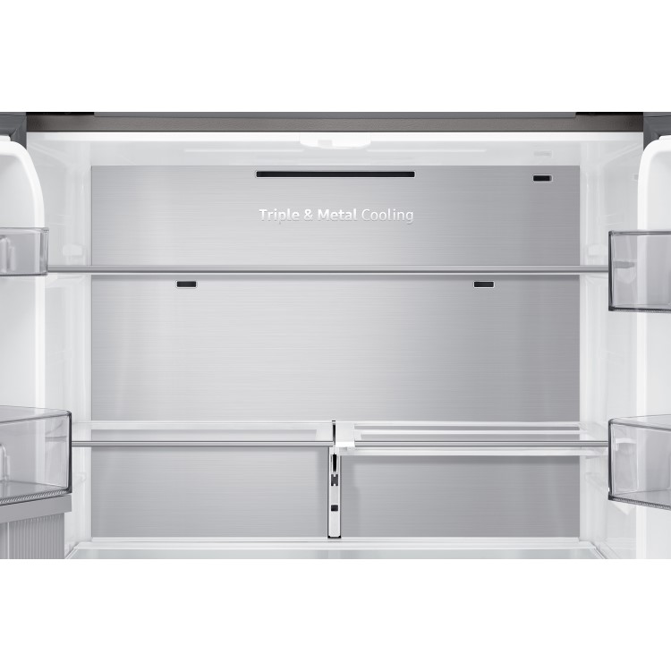 Refurbished Samsung RF65A967FS9 Freestanding 647 Litre Frost Free American Fridge Freezer Silver