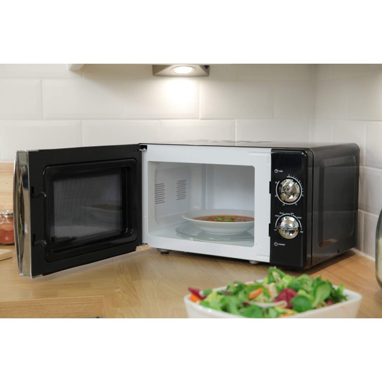 Russell Hobbs Classic 17L Freestanding Solo Microwave - Black