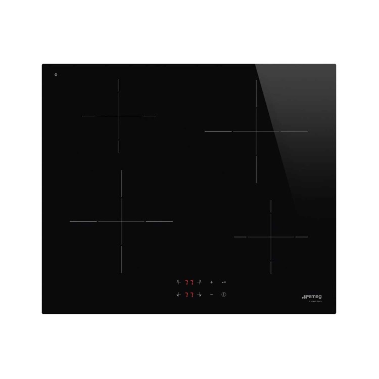 Refurbished Smeg SI2641D 60cm Touch Control Four Zone Induction Hob Black