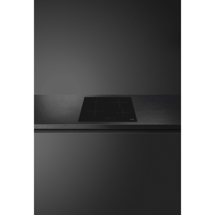 Refurbished Smeg SI2641D 60cm Touch Control Four Zone Induction Hob Black