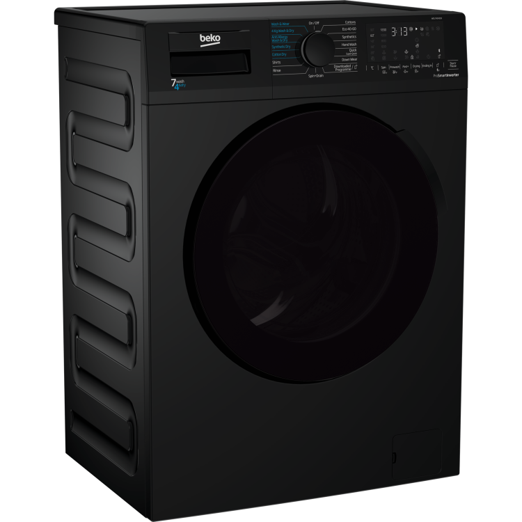 Beko 7kg Wash 4kg Dry Washer Dryer - Black