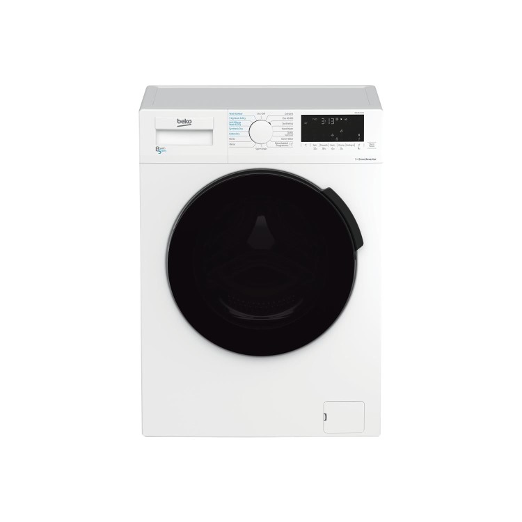 Refurbished Beko WDL854431W Freestanding 8/5KG 1400 Spin Washer Dryer White