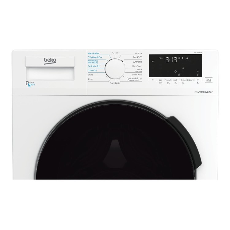 Refurbished Beko WDL854431W Freestanding 8/5KG 1400 Spin Washer Dryer White