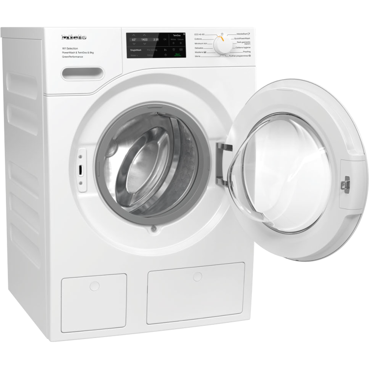 Miele 8kg 1400rpm Freestanding Washing Machine - White