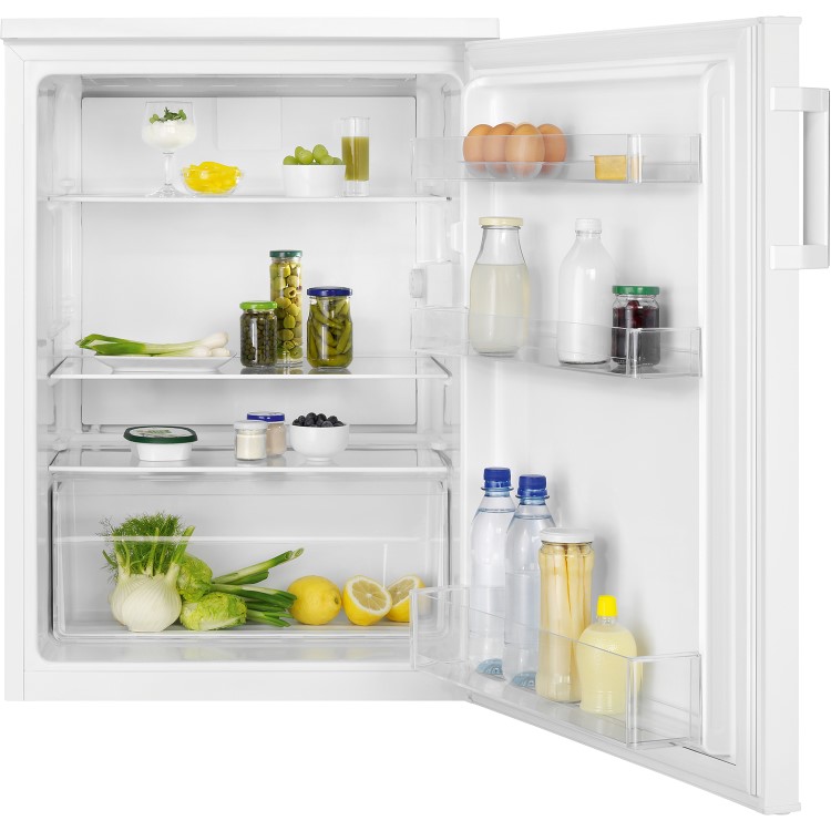 Zanussi 146 Litres Freestanding Under Counter Larder Fridge - White