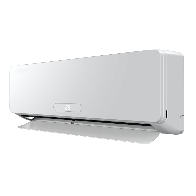 GRADE A1 - electriQ 12000 BTU Panasonic Powered Wall Mounted Split Air Conditioner with Heat Pump 5 meters pipe kit and 