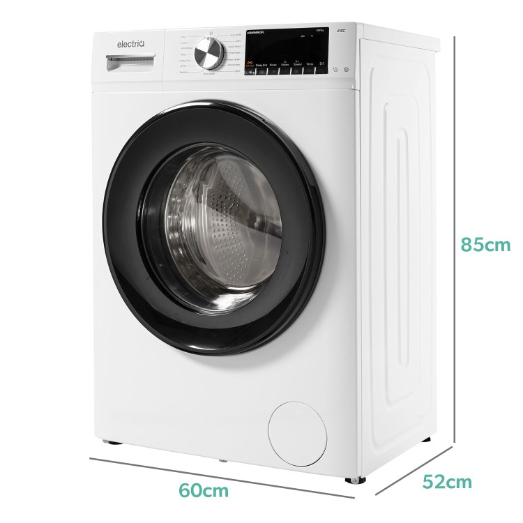 electriQ 8kg 1400rpm Washing Machine - White