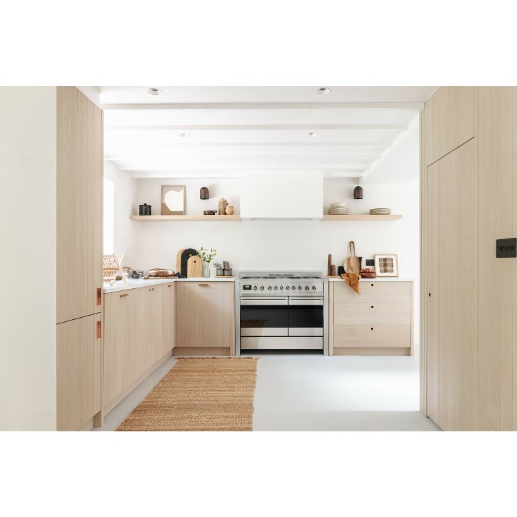 Smeg Opera 100cm Dual Fuel Range Cooker - Stainless Steel