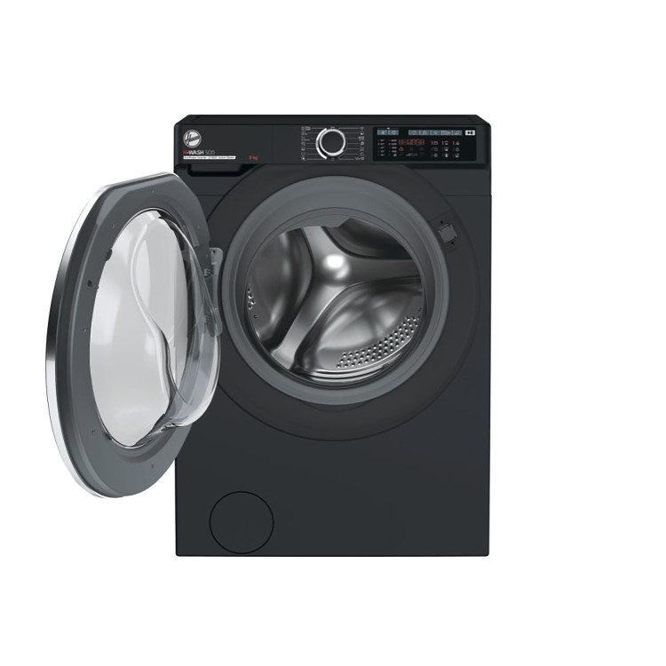 Refurbished Hoover H-Wash 500 HW69AMBCB Smart Freestanding 9KG 1600 Spin Washing Machine Black