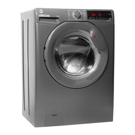 Refurbished Hoover H-Wash 300 H3W68TMGGE Smart Freestanding 8KG 1600 Spin Washing Machine Graphite