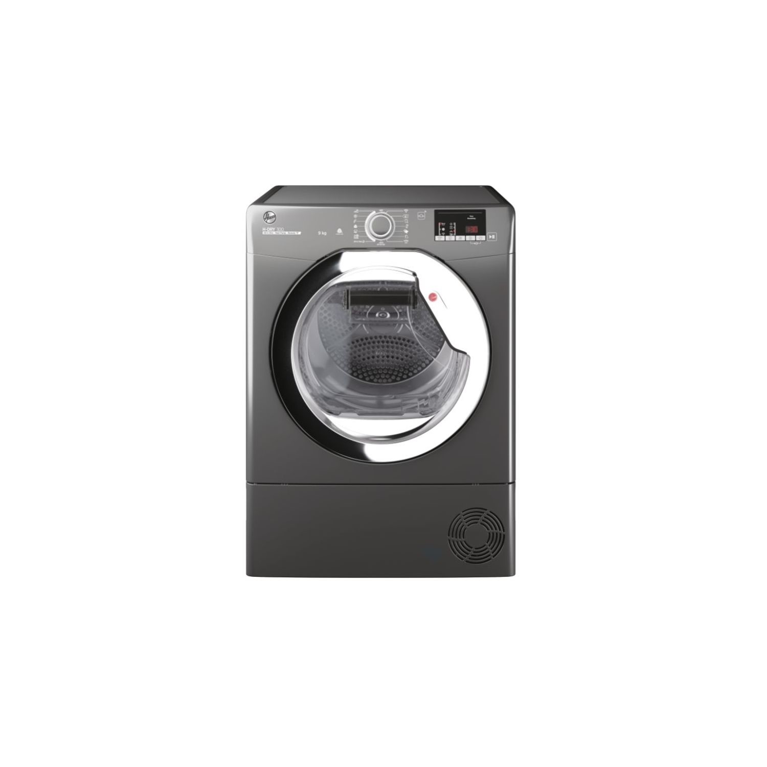 Refurbished Hoover Hle H9a2dcer 80 Freestanding Heat Pump 9kg Tumble Dryer Graphite A231102214 1428