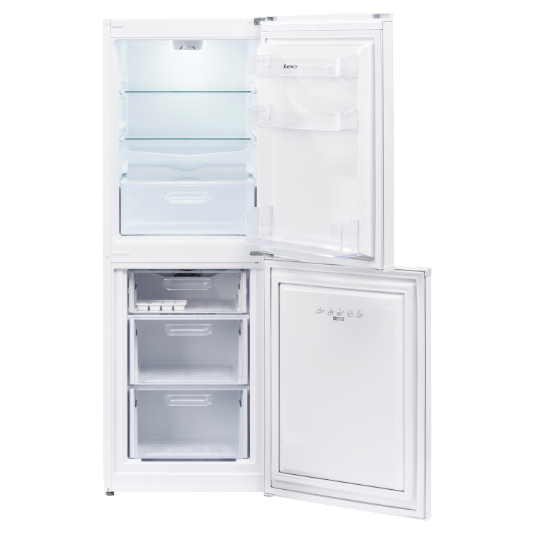 Refurbished Lec TF55158W Freestanding 208 Litre 50/50 Frost Free Fridge Freezer White