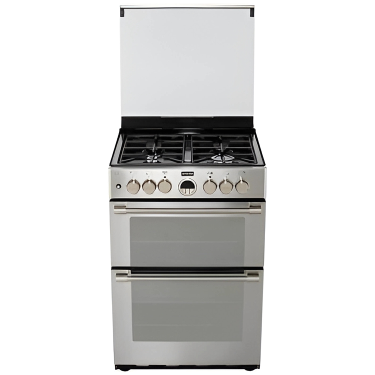 Refurbished Stoves Sterling 600DF 60cm Dual Fuel Mini Range Cooker Stainless Steel