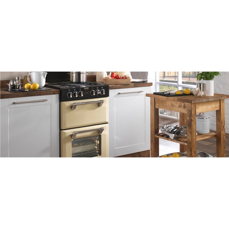 Stoves Richmond55cm Dual Fuel Mini Range Cooker - Cream