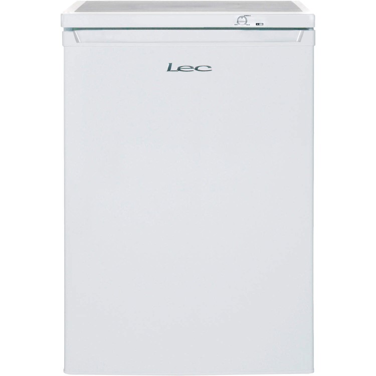 LEC U6014 60cm Wide Freestanding Upright Under Counter Freezer - White