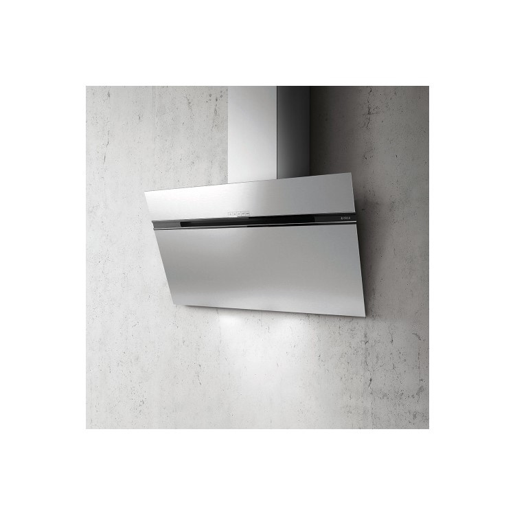 Refurbished Elica Ascent ASCENT-SS-90 90cm Angled Cooker Hood Stainless Steel