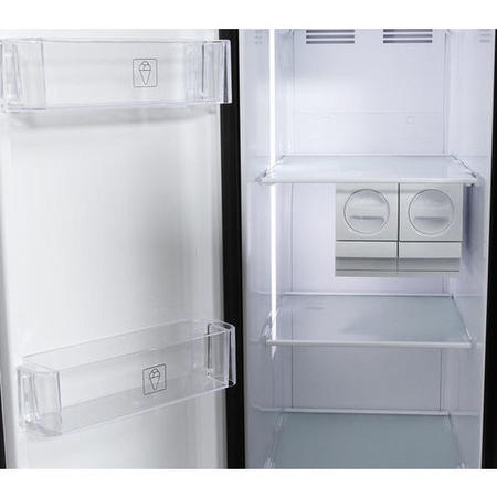 Refurbished Beko ASL141B Freestanding 558 Litre Frost Free American Fridge Freezer