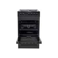 Refurbished Bush BESAW50B 50cm Single Electric Cooker Black