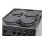 Refurbished Bush BESAW50B 50cm Single Electric Cooker Black